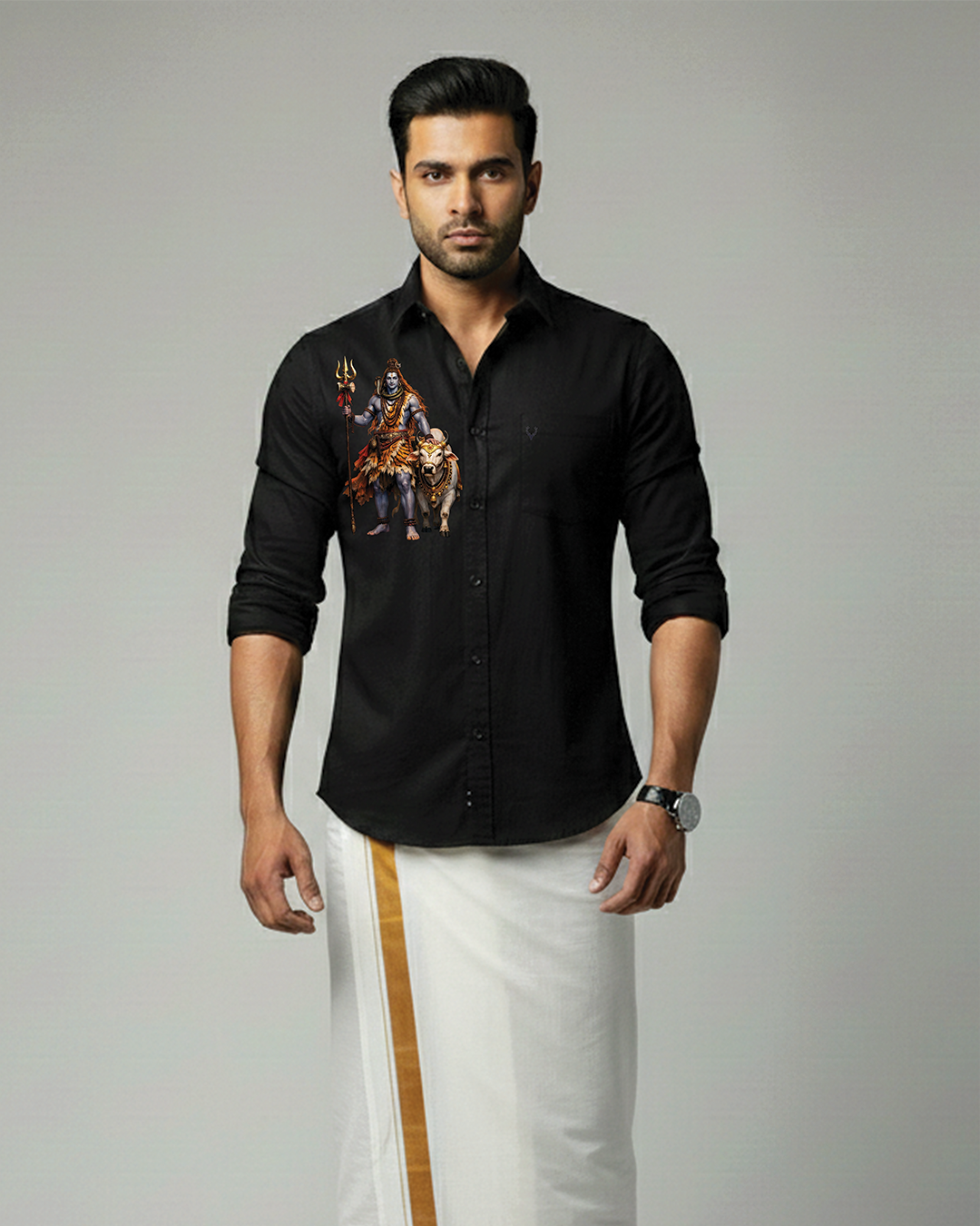 Thumbnail of Shiva with Nandhi