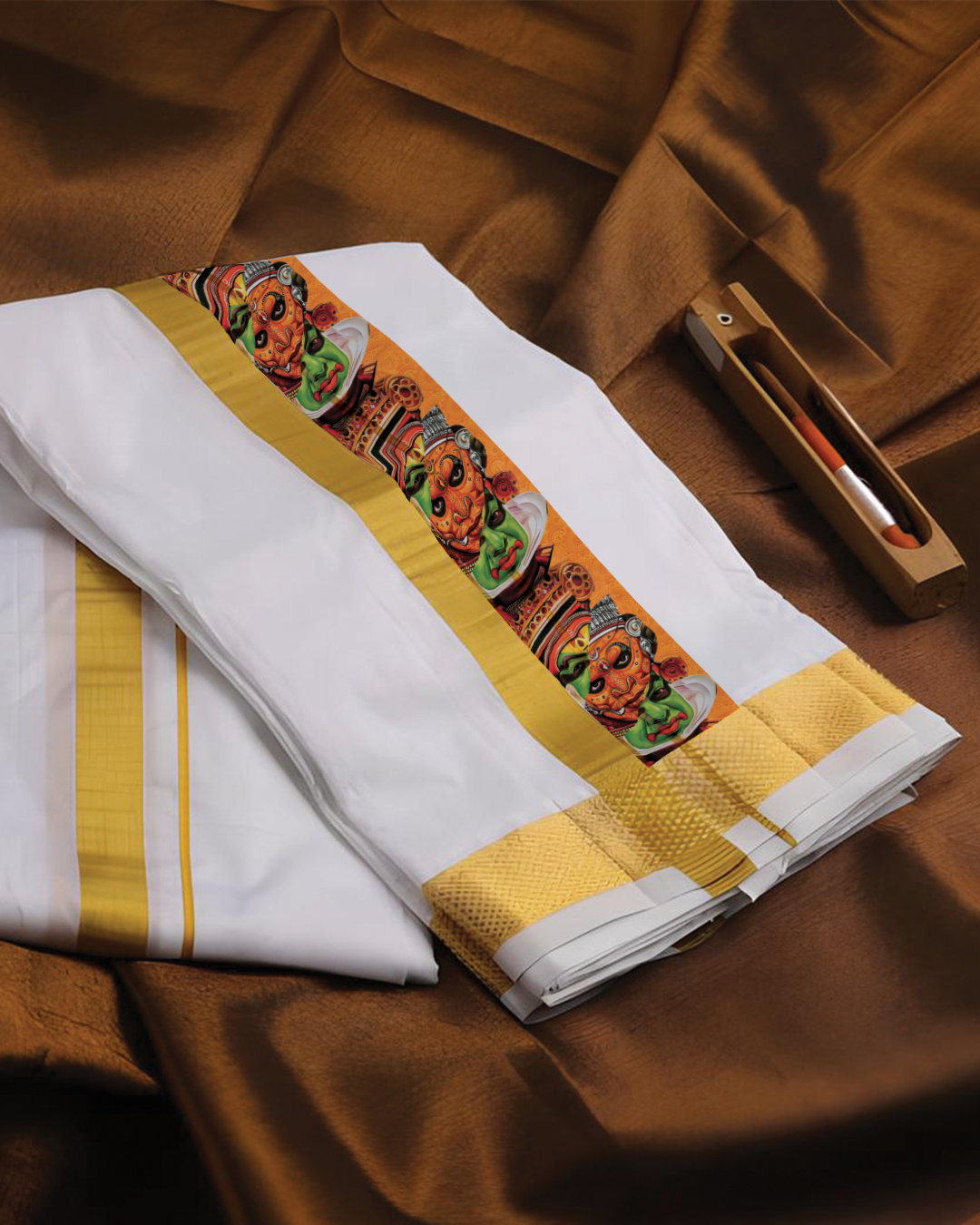 Double Mundu - Theyyam Kathakali Kara