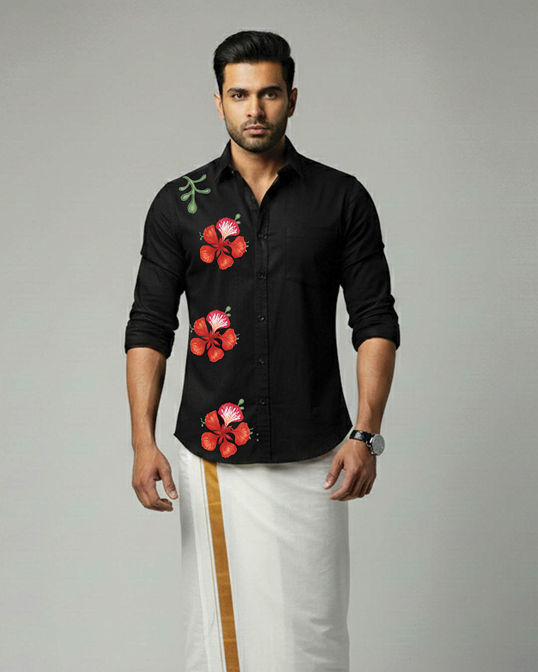 Thumbnail of Red Flower Pattern