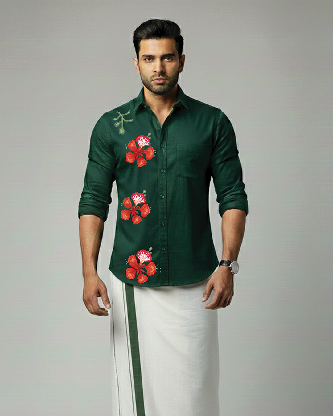 Thumbnail of Red Flower Pattern