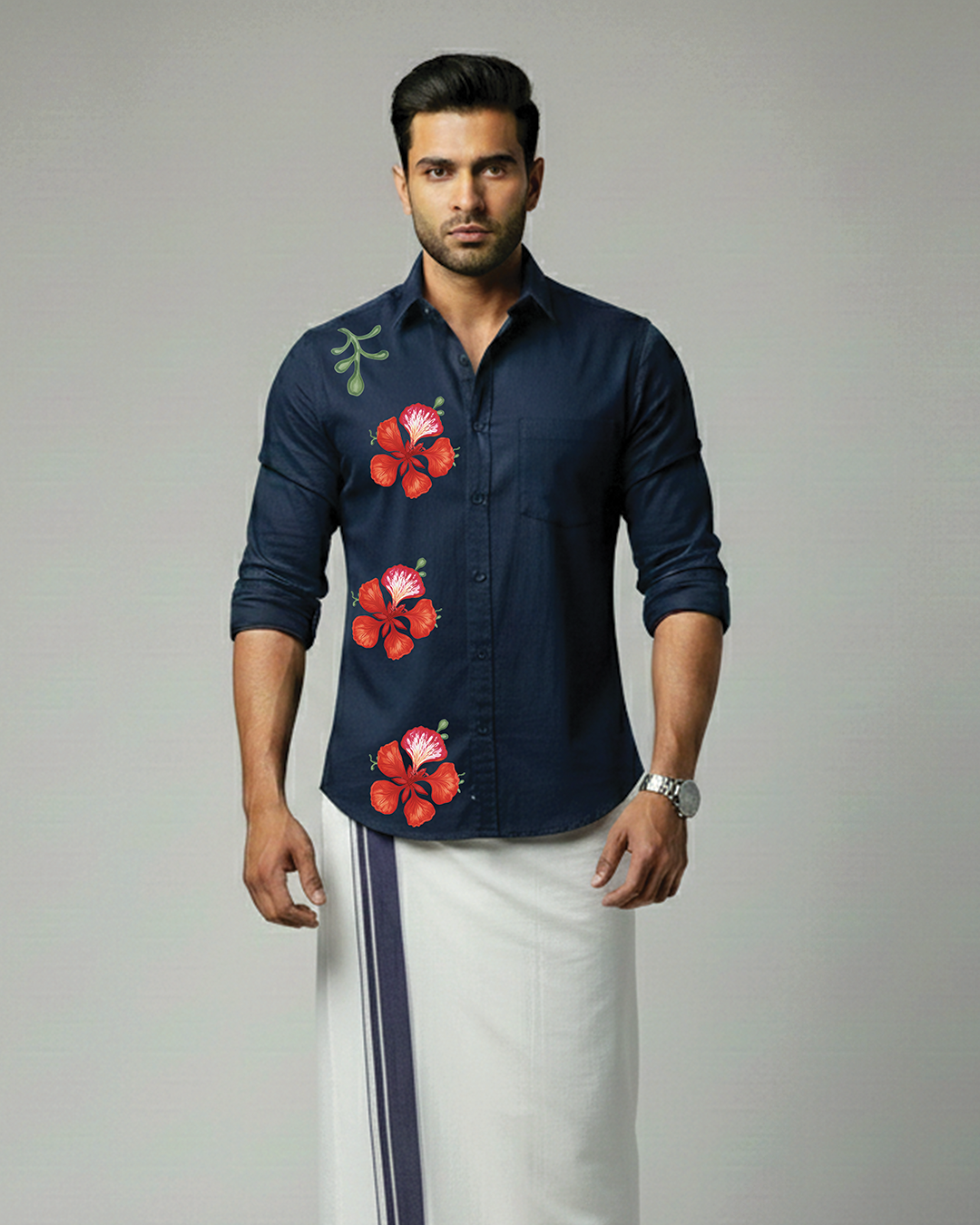 Thumbnail of Red Flower Pattern