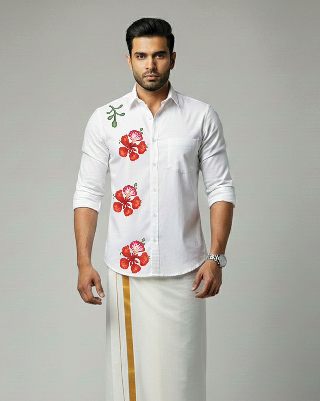 Thumbnail of Red Flower Pattern