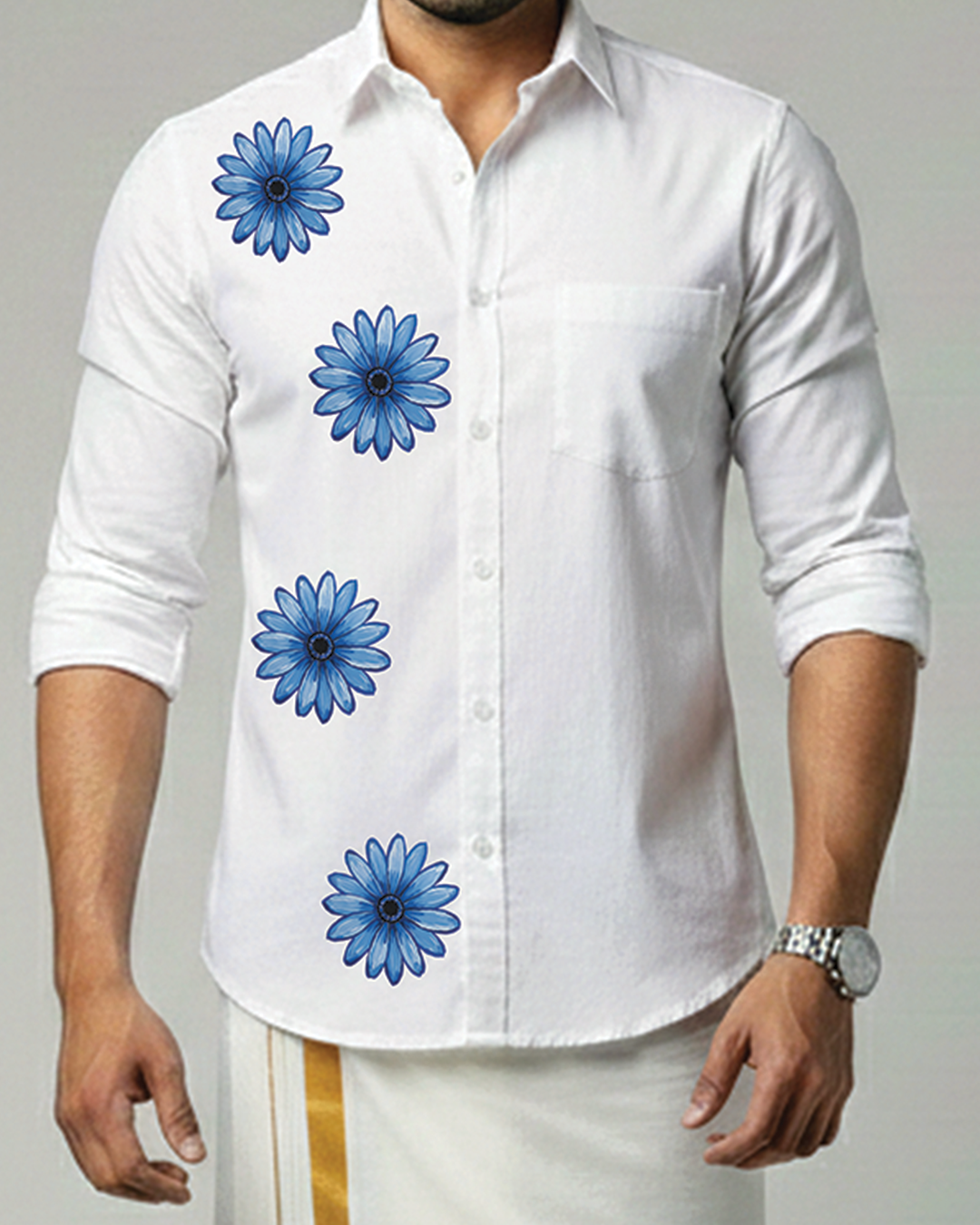 Blue Flower Pattern