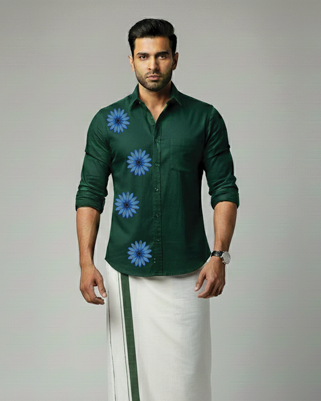 Thumbnail of Blue Flower Pattern