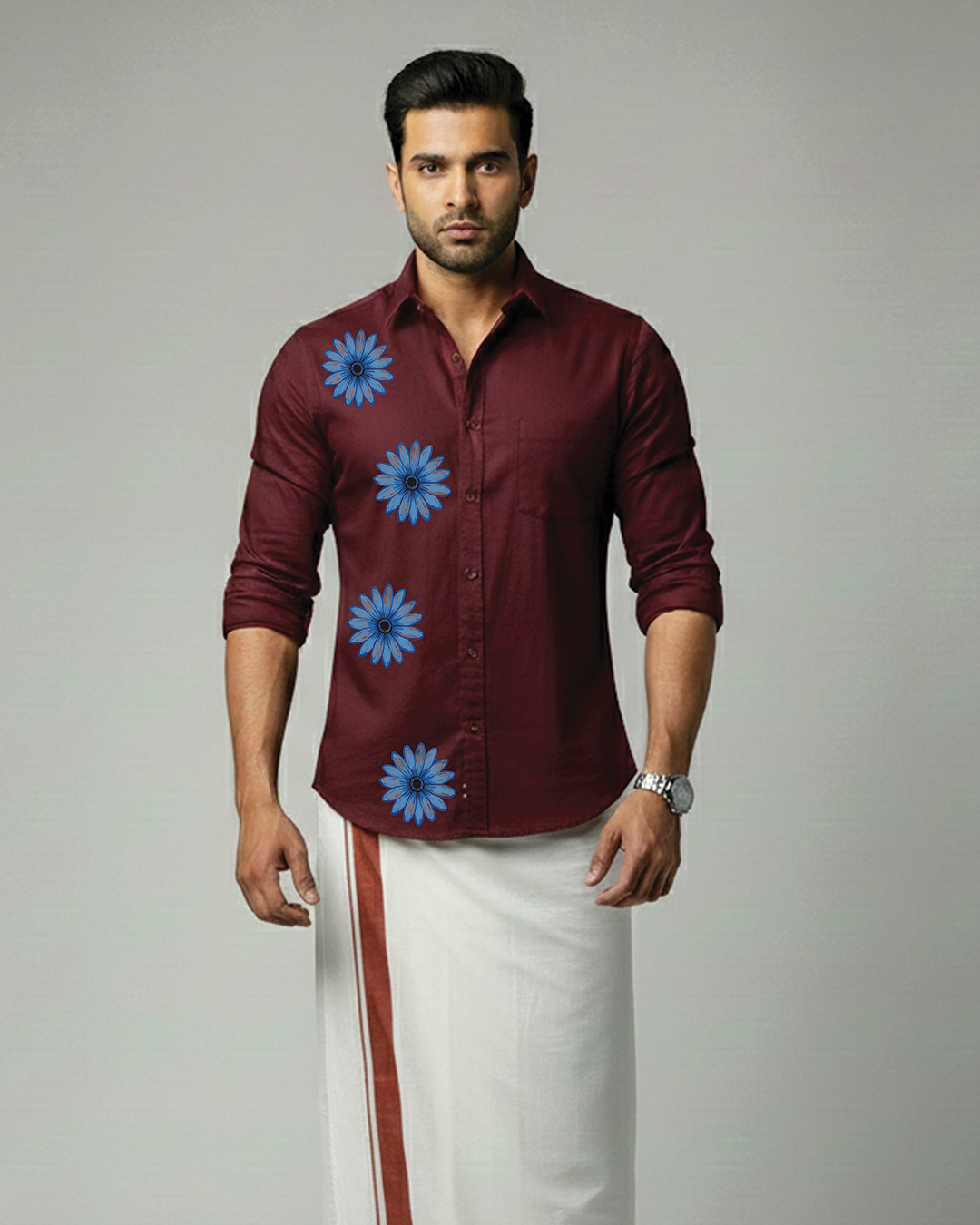 Thumbnail of Blue Flower Pattern