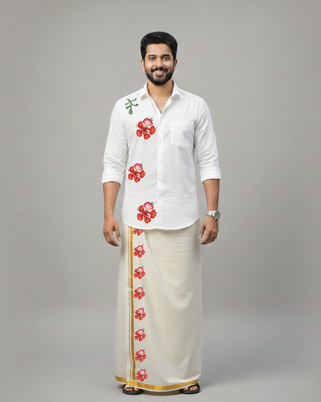 Thumbnail of Red Flower Pattern