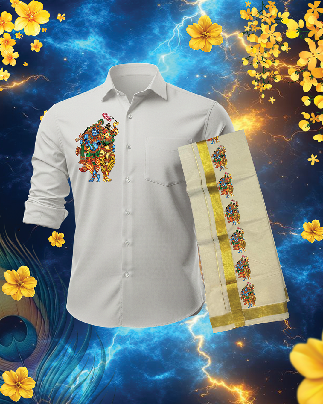 Thumbnail of krishna Radha Mural Combo