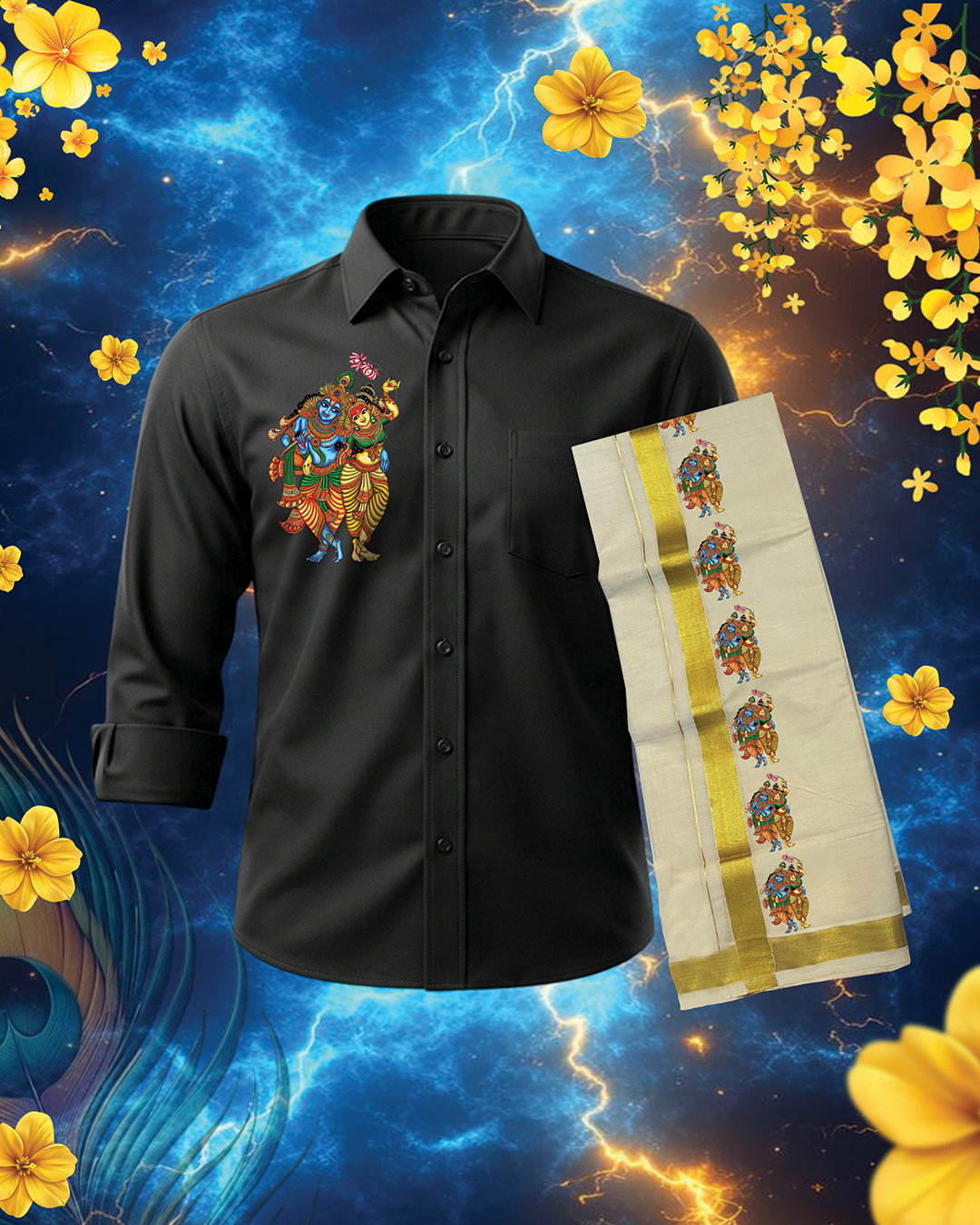 Thumbnail of krishna Radha Mural Combo