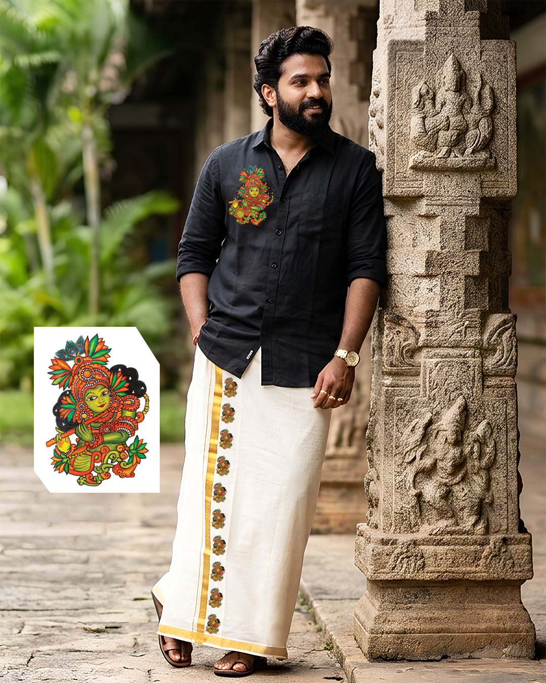 Thumbnail of Krishna Mural Combo