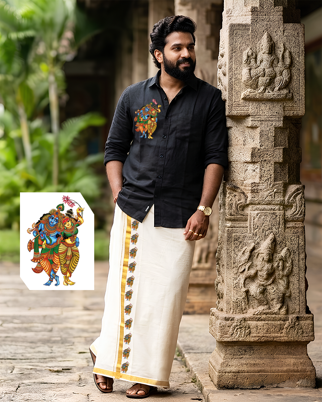 krishna Radha Mural Combo