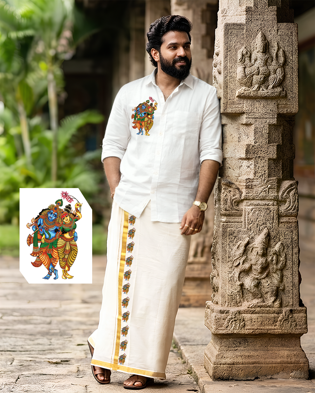 Thumbnail of krishna Radha Mural Combo