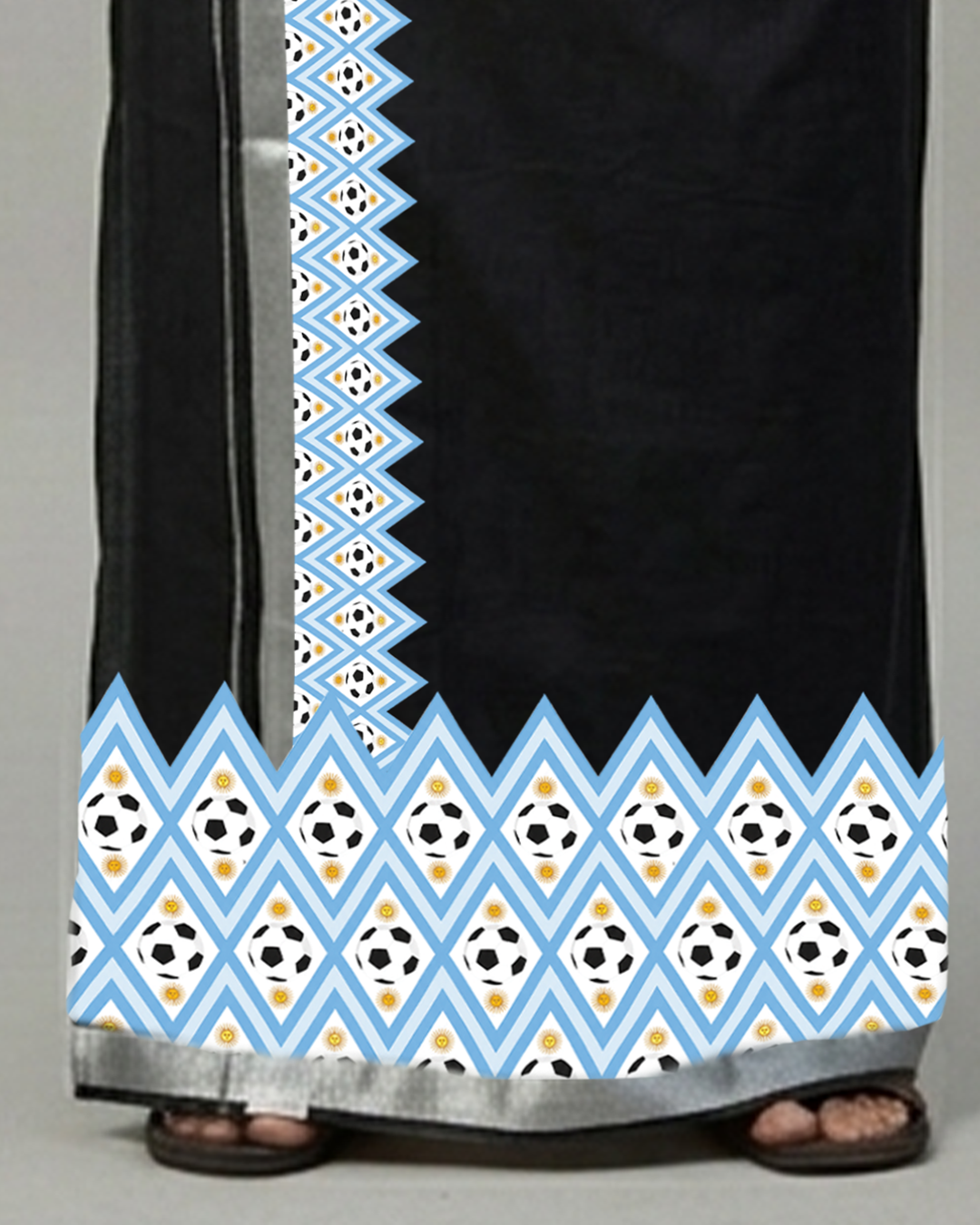 Thumbnail of Argentina Down Print Black
