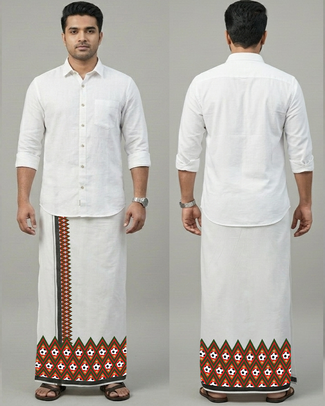 Portugal Down Print White
