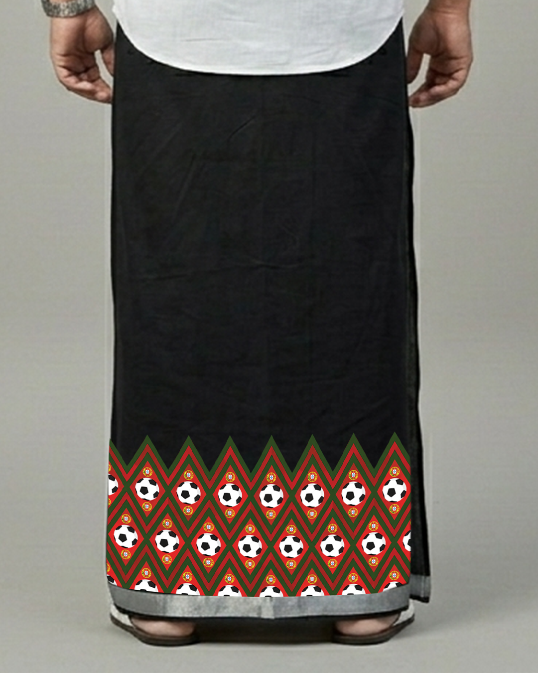 Thumbnail of Portugal Down Print Black