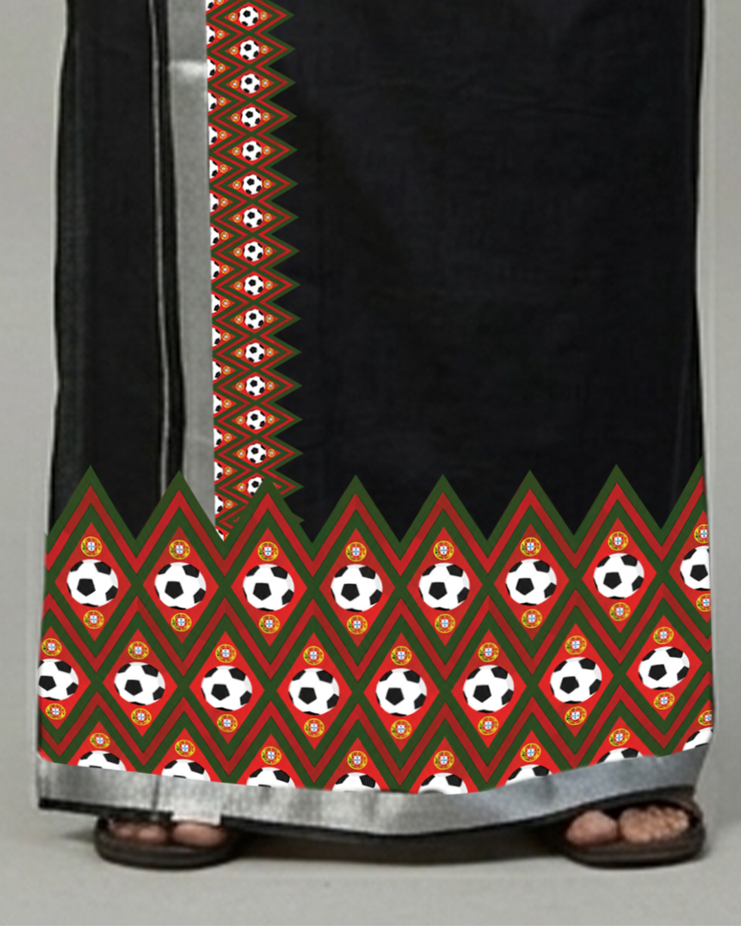 Thumbnail of Portugal Down Print Black