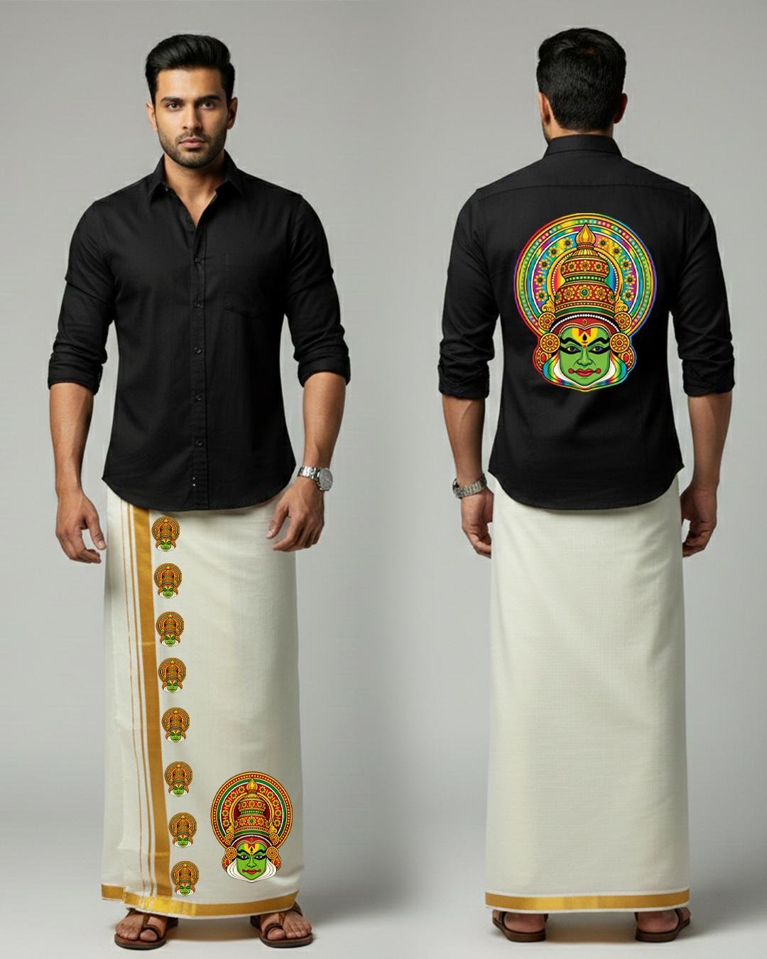 Onam Reflection Combo Kasavu