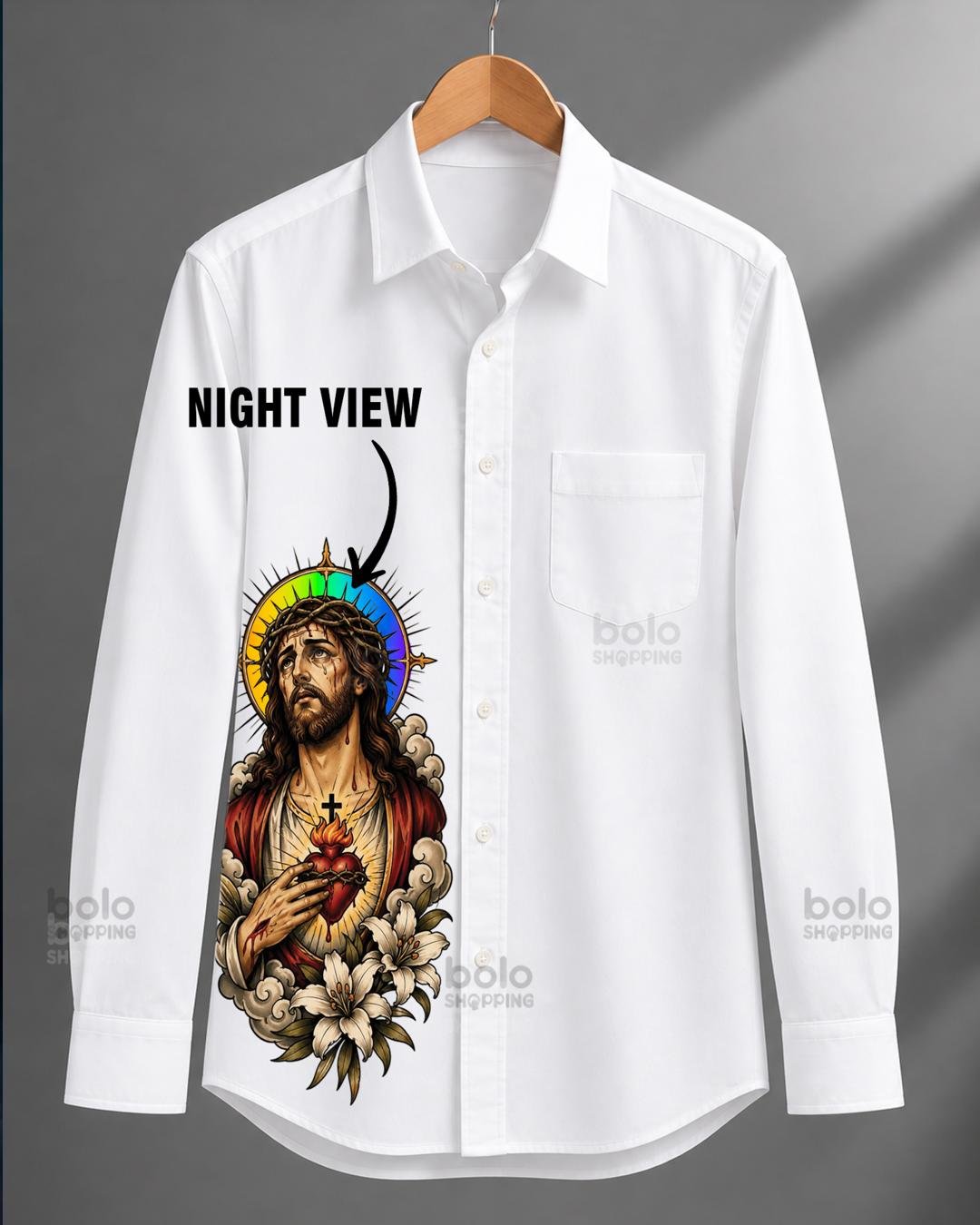 Thumbnail of Jesus Floral Down Reflection