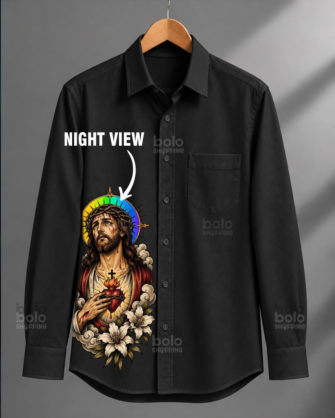 Thumbnail of Jesus Floral Down Reflection