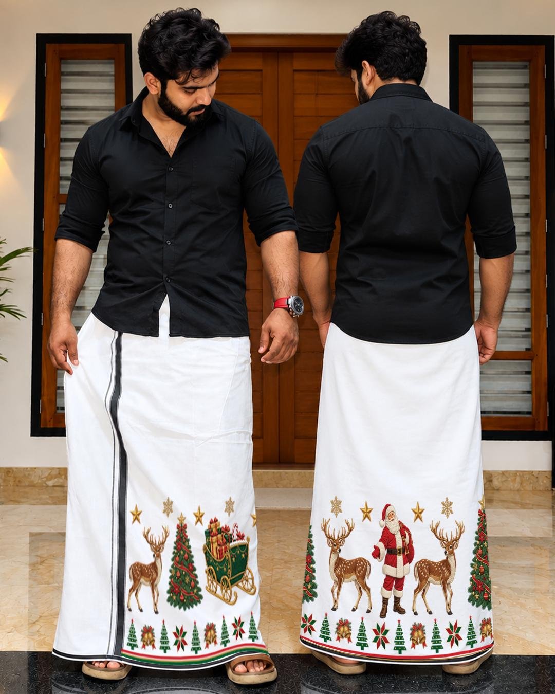 Thumbnail of Xmas Dhoti Embroidery Model