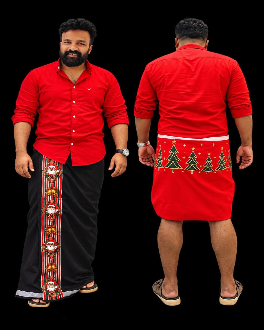 Shaji Pappan Christmas Dhoti