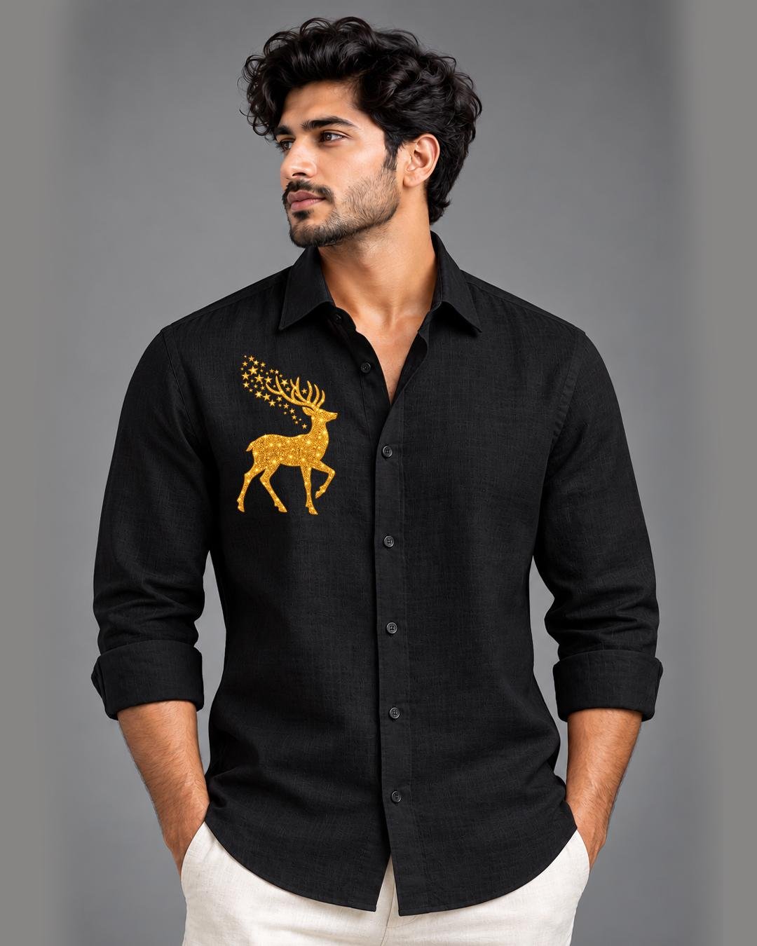 Glitter Deer Chest