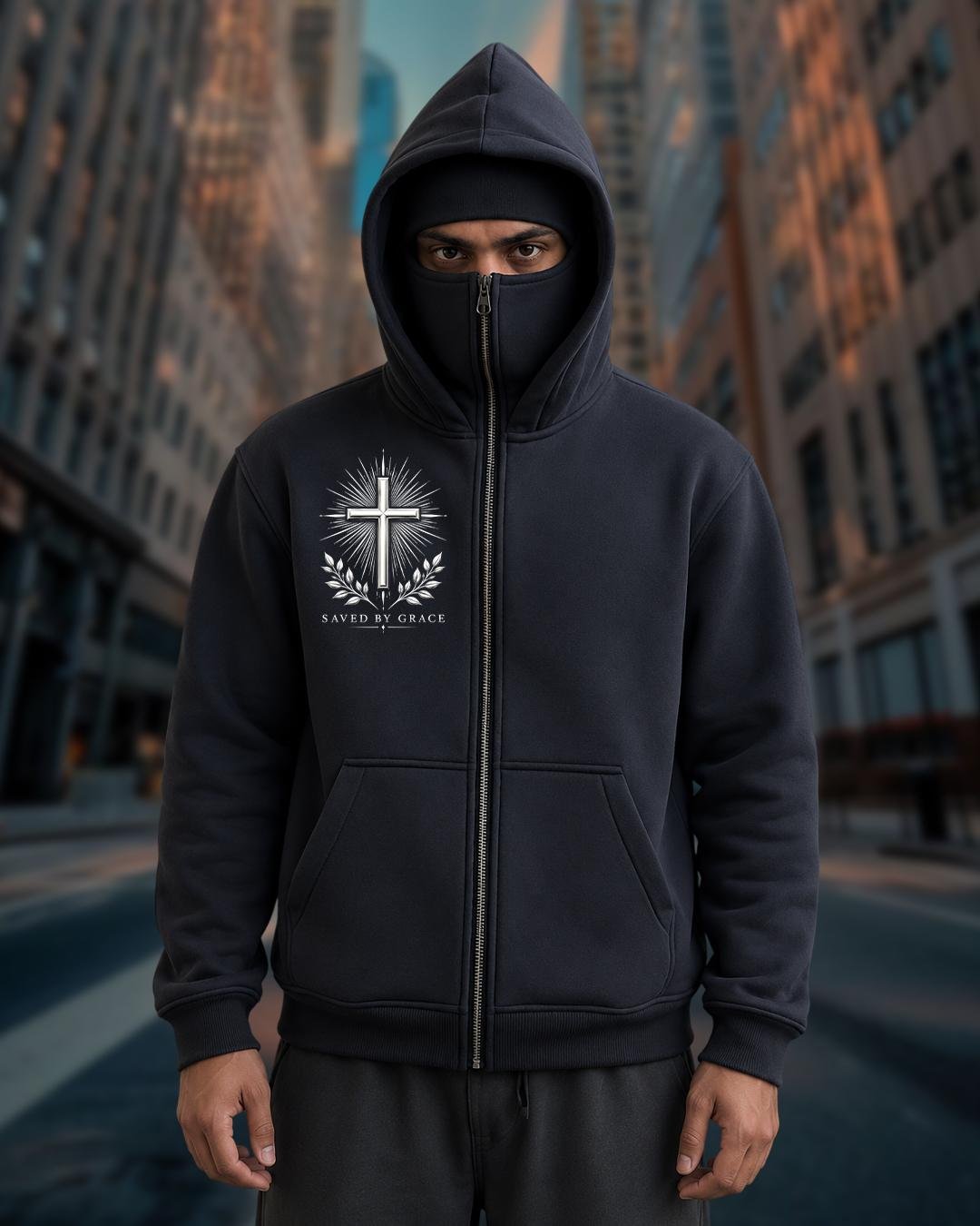 Mask Hoodie 2 Side Print