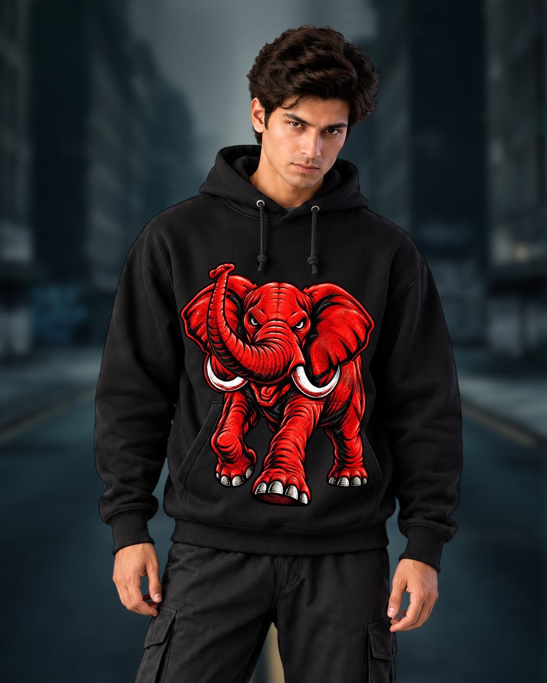 Wild Elephant Red