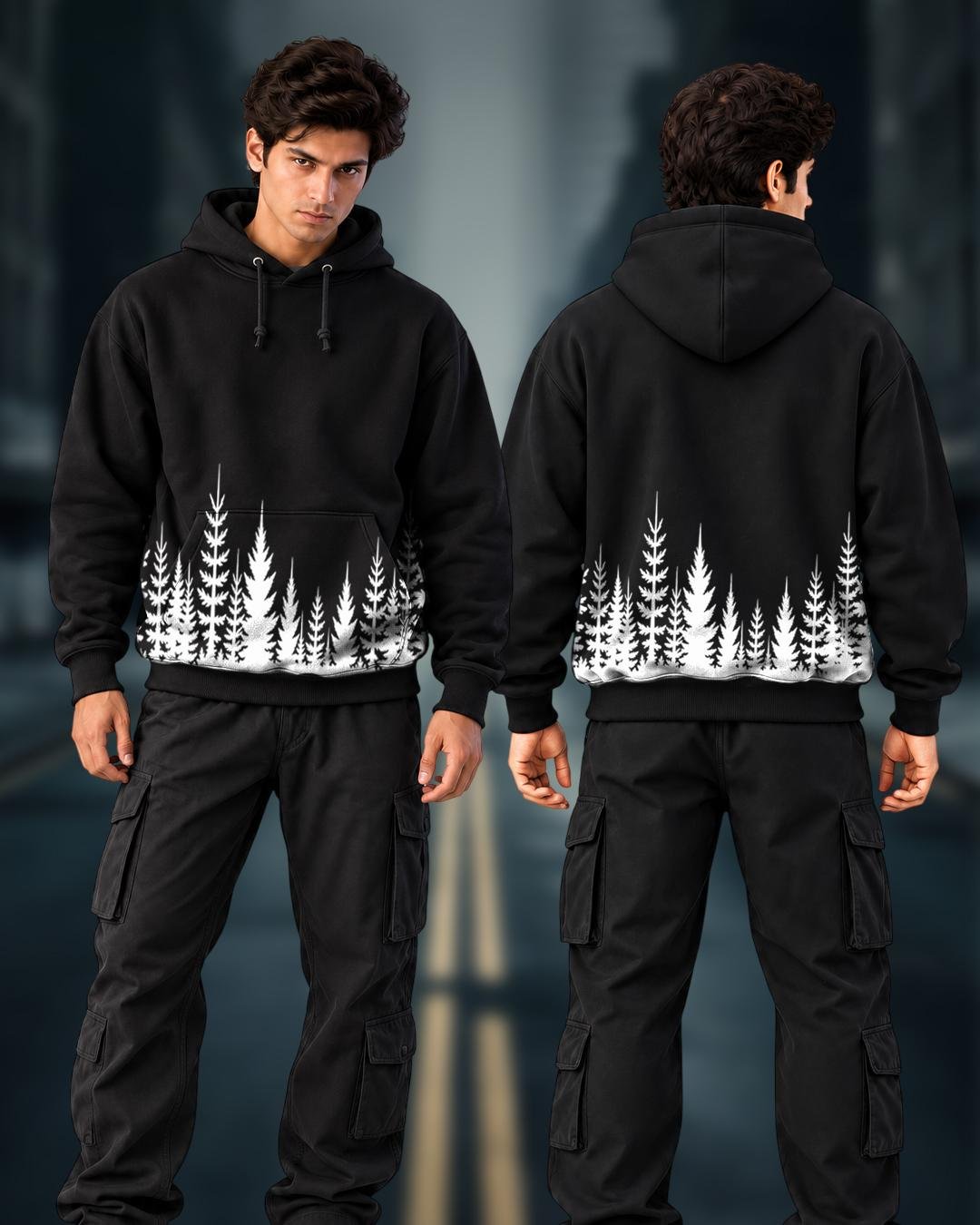 White Pines 2 side print