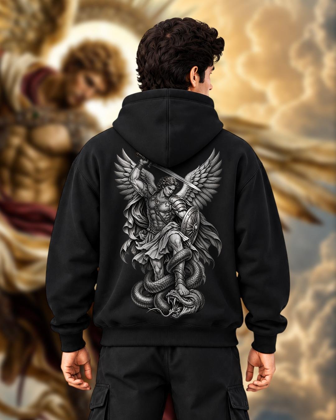 Angel Michael Normal Hoodie
