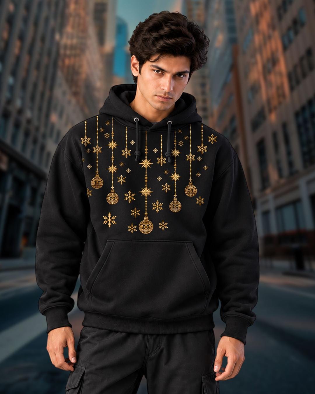 Golden Christmas Hoodie